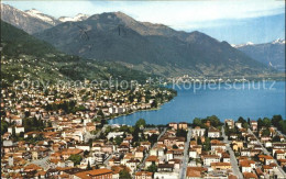 11669468 Locarno TI Fliegeraufnahme Mit See  - Autres & Non Classés