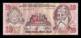 Honduras 10 Lempiras 1997 Pick 82b Sc Unc - Honduras