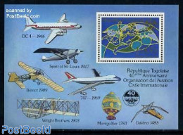 Togo 1984 ICAO S/s, Mint NH, Transport - Aircraft & Aviation - Flugzeuge