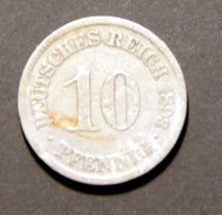 10 Pfennig 1893 A Deutsches Reich - 10 Pfennig