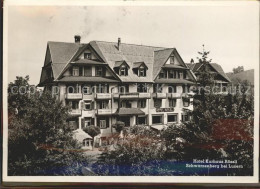 11669412 Schwarzenberg LU Hotel Kurhaus Roessli Schwarzenberg LU - Autres & Non Classés