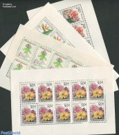 Czechoslovkia 1980 Flora Olmouc 1980 Exposition 4 M/s, Mint NH, Nature - Flowers & Plants - Other & Unclassified
