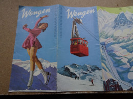 SUISSE - DEPLIANT TOURISTIQUE - WENGEN OBERLAND BERNOIS - Toeristische Brochures