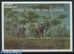 Gambia 2000 African Elephant S/s, Mint NH, Nature - Animals (others & Mixed) - Elephants - Gambia (...-1964)