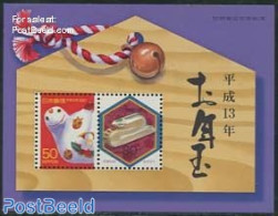 Japan 2000 Year Of The Snake S/s, Mint NH, Nature - Various - Snakes - New Year - Ungebraucht