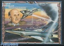 Guinea, Republic 1986 Marcel Dassault S/s, Imperforated, Mint NH, Transport - Aircraft & Aviation - Aerei