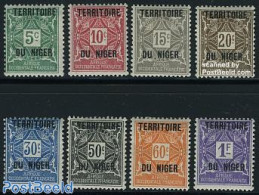 Niger 1921 Postage Due 8v, Unused (hinged) - Níger (1960-...)