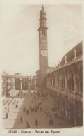 VICENZA-PIAZZA DEI SIGNORI-CARTOLINA VERA FOTOGRAFIA-NON VIAGGIATA -1920-1930 - Vicenza