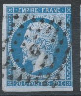 Lot N°83230   N°14A, Oblitéré Losange D De PARIS - 1853-1860 Napoleone III