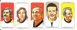 CG71 - SUN SOCCER CARDS - GERT MULLER - UWE SELLER - FRITZ WALTER - GUNTER NETZER - K-H SCHNELLINGER - Otros & Sin Clasificación