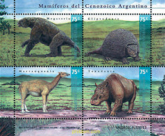 97507 MNH ARGENTINA 2001 MAMIFEROS DEL CENOZOICO ARGENTINO - Nuevos