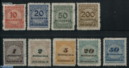 Germany, Empire 1923 Definitives, Zig-zag Perforation 9v, Mint NH - Ongebruikt