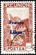 Réunion Obl. N° 226 - Vue -> Bras Des Demoiselles - 25c Brun-rouge, Surchargé France Libre - Used Stamps