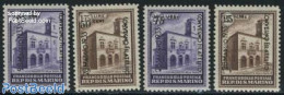 San Marino 1933 Philatelic Congress 4v, Unused (hinged), Philately - Neufs