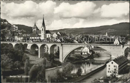 11667902 Baden AG Ortsblick Bruecke Kirche Baden - Autres & Non Classés