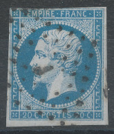 Lot N°83232   N°14A, Oblitéré Losange J De PARIS - 1853-1860 Napoléon III