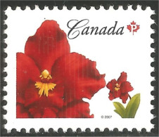 Canada Island Red Flower MNH ** Neuf SC (C22-43aa) - Unused Stamps