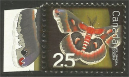 Canada Insecte Insect Insekt Papillon Moth Butterfly Falena Motte MNH ** Neuf SC (C22-38bf) - Neufs