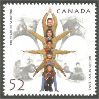 Canada Scouts Scoutisme Pfadfinder Die Cut Collection Annual Pack MNH ** Neuf SC (C22-25ia) - Neufs