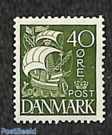 Denmark 1927 40o, Stamp Out Of Set, Unused (hinged), Transport - Ships And Boats - Ungebraucht