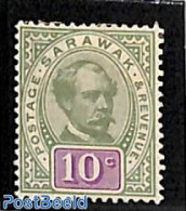 Malaysia 1888 Sarawak, 10c, Stamp Out Of Set, Unused (hinged) - Otros & Sin Clasificación