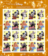 United States Of America 2008 Disney, Imagination M/s, Mint NH - Unused Stamps