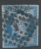 Lot N°83233   Variété/n°14A, Oblitéré Losange K De PARIS, Filet EST - 1853-1860 Napoleone III