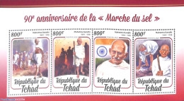 Chad 2020 M. Gandhi 4v M/s, Mint NH, History - Gandhi - Altri & Non Classificati