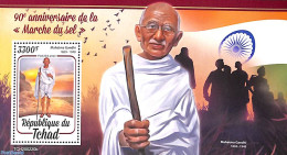 Chad 2020 M. Gandhi S/s, Mint NH, History - Gandhi - Autres & Non Classés