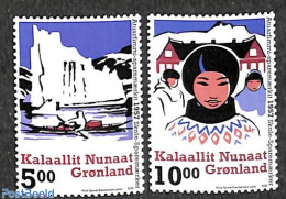 Greenland 2020 School Saving Stamps 2v, Mint NH, Transport - Ships And Boats - Ongebruikt