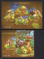 Togo 2015 Mushrooms 2 S/s, Mint NH, Nature - Mushrooms - Mushrooms