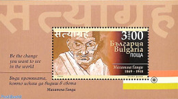 Bulgaria 2020 M. Gandhi S/s, Mint NH, History - Gandhi - Nuovi