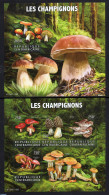 Central Africa 2015 Mushrooms 2 S/s, Mint NH, Nature - Mushrooms - Champignons