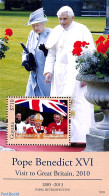Guyana 2013 Pope Benedict XVI S/s, Mint NH, History - Religion - Kings & Queens (Royalty) - Pope - Königshäuser, Adel