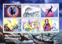 Jersey 2020 Myths And Legends 6v M/s, Mint NH, Art - Fairytales - Märchen, Sagen & Legenden