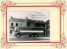 TREDION CAROSSERIE TUAL ET GOURMELEN ** CAMION TRANSPORT LE JAN **  IVRY SUR SEINE ** MORTAGNE SUR SEVRE ** PHOTO ** - Altri & Non Classificati