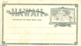 Hawaii 1897 Postcard 2c, Unused Postal Stationary, Various - Maps - Geographie