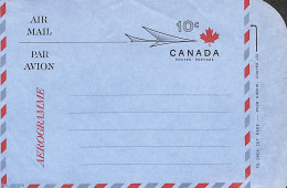 Canada 1967 Aerogramme 10c, Unused Postal Stationary - Cartas & Documentos