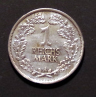 1 Reichs Mark 1926 A  Weimarrepubliek (silber) - 1 Marco & 1 Reichsmark