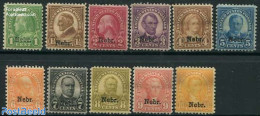 United States Of America 1929 Nebr. Overprints 11v, Mint NH - Unused Stamps