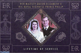 Gibraltar 2011 Lifetime Of Service S/s, Mint NH, History - Kings & Queens (Royalty) - Case Reali