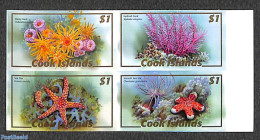 Cook Islands 2007 Corals 4v [+] Imperforated, Mint NH, Nature - Sonstige & Ohne Zuordnung