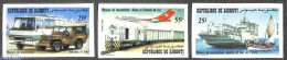 Djibouti 1982 Traffic 3v, Imperforated, Mint NH, Transport - Automobiles - Aircraft & Aviation - Railways - Ships And .. - Auto's