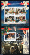 Mozambique 2016 Christmas 2 S/s, Mint NH, Nature - Religion - Animals (others & Mixed) - Christmas - Navidad