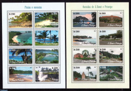 Sao Tome/Principe 2014 Landscapes 2 S/s, Mint NH, Nature - Various - Sao Tome Et Principe