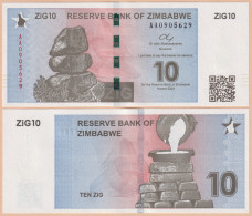 Zimbabwe 10 ZiG 2024 UNC P-W110 - Simbabwe