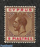 Cyprus 1921 9 Pia, Stamp Out Of Set, Unused (hinged) - Nuevos