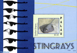 Palau 2012 Stingrays S/s, Mint NH, Nature - Fish - Fische