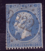 EMPIRE - N°21 - DENTS COUPEES - OBLITERATION - GC2322 - MERINDOL - VAUCLUSE - COTE 100€. - 1862 Napoléon III