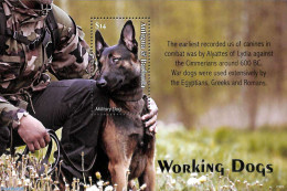 Antigua & Barbuda 2020 Working Dogs S/s, Mint NH, Nature - Dogs - Antigua En Barbuda (1981-...)